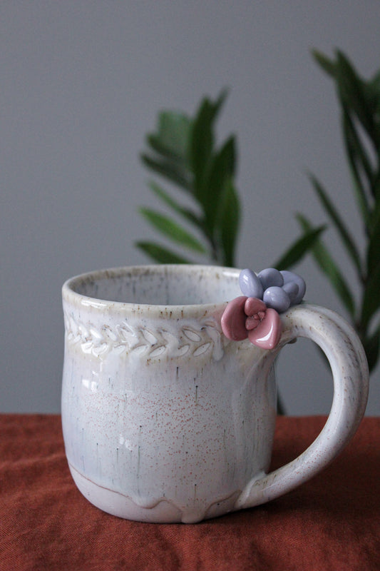 Simple Succulent Mug - 13oz *flawed*