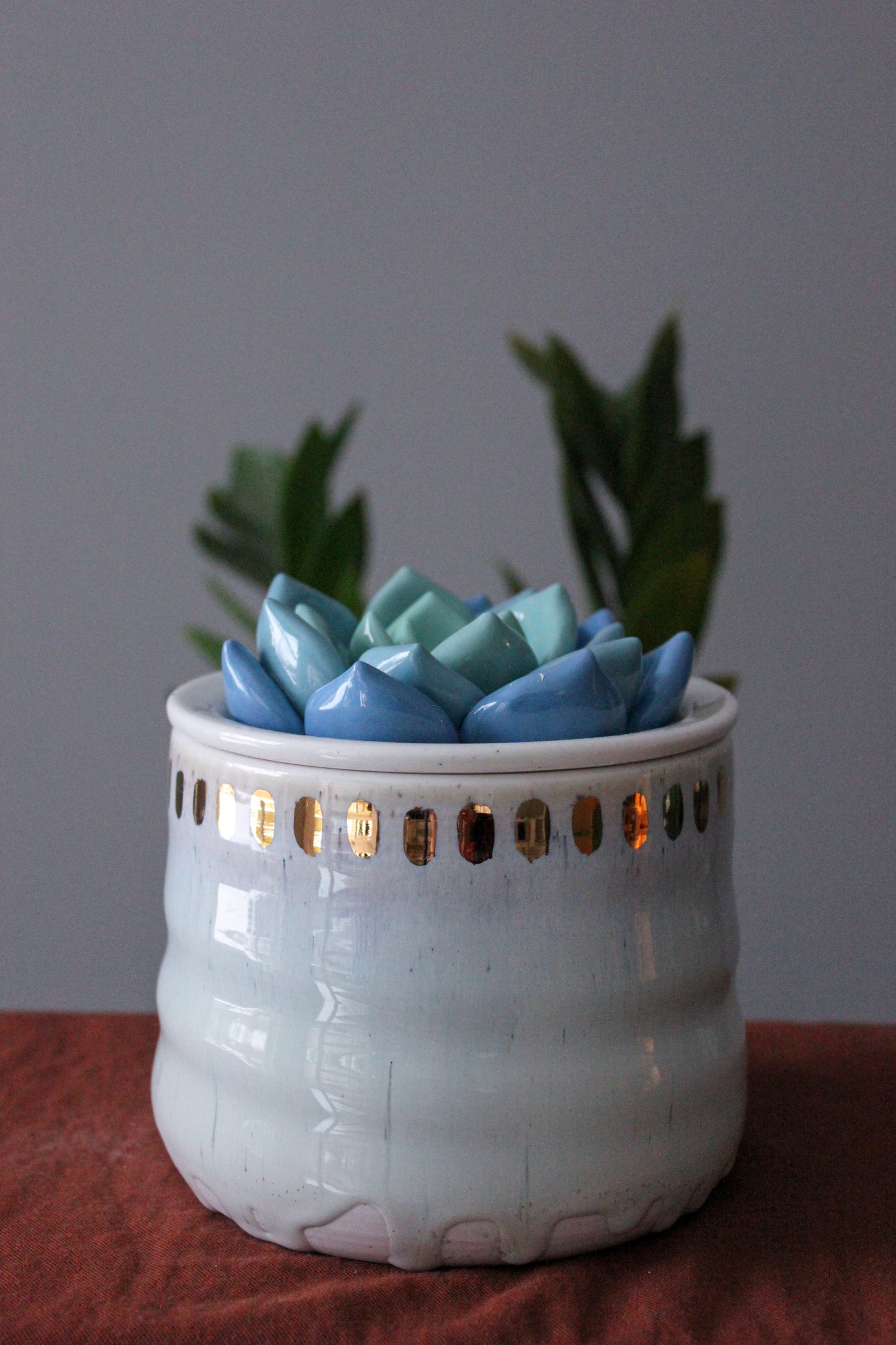 Large Succulent Jar