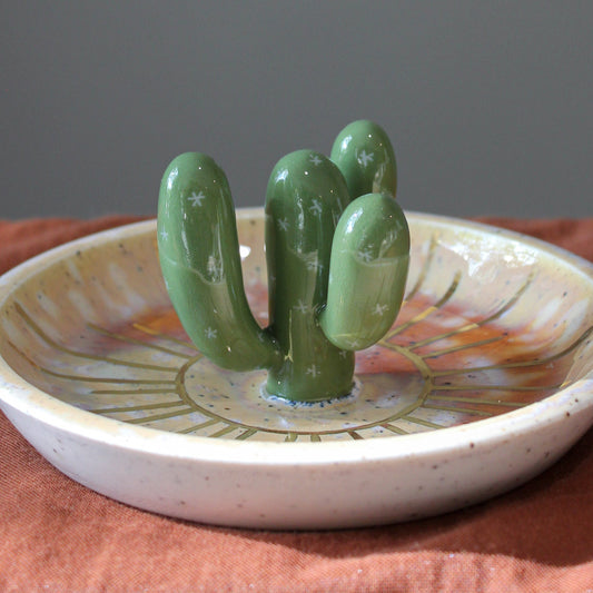 Cactus Sunshine Jewelry Dish