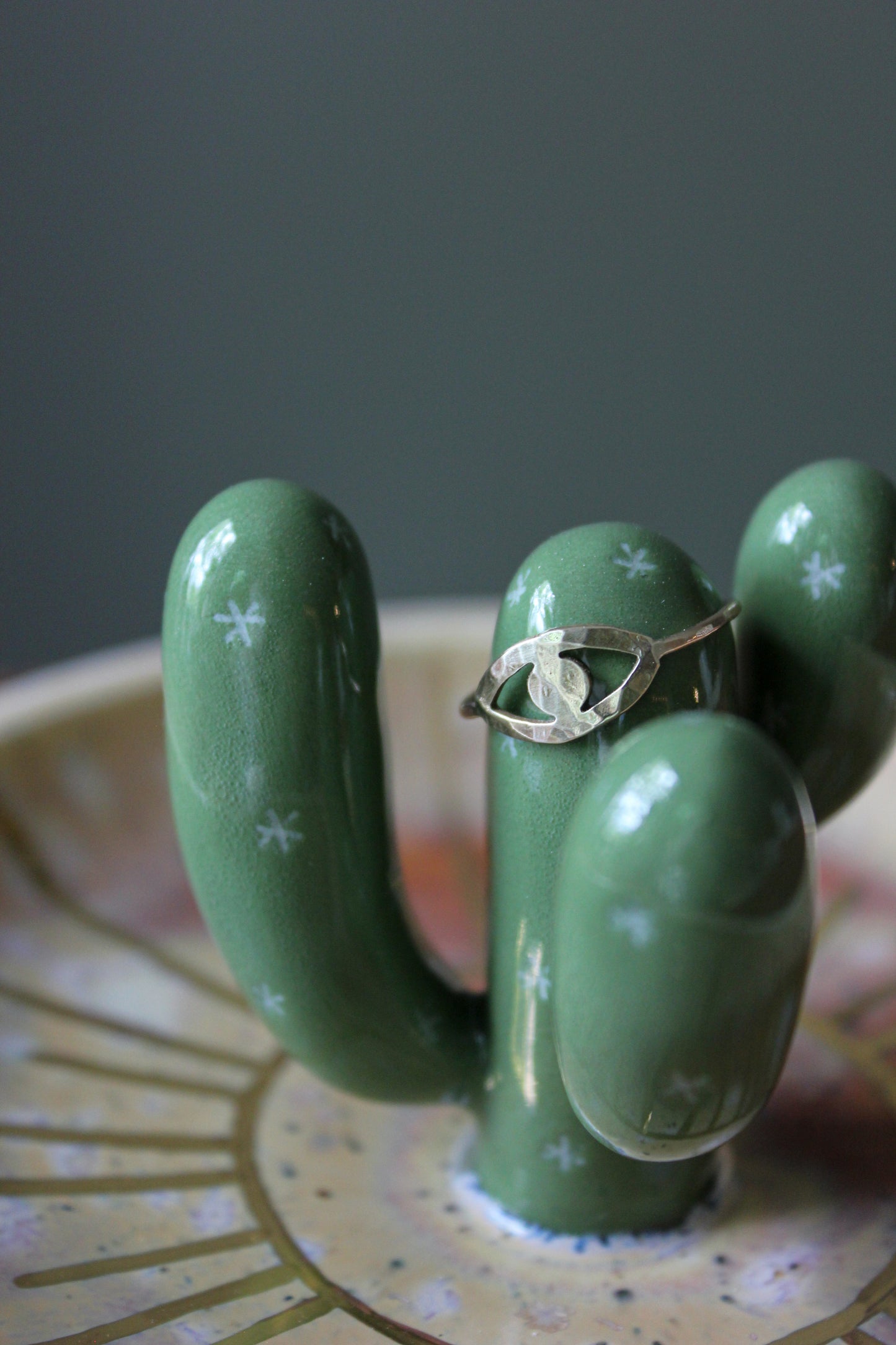 Cactus Sunshine Jewelry Dish