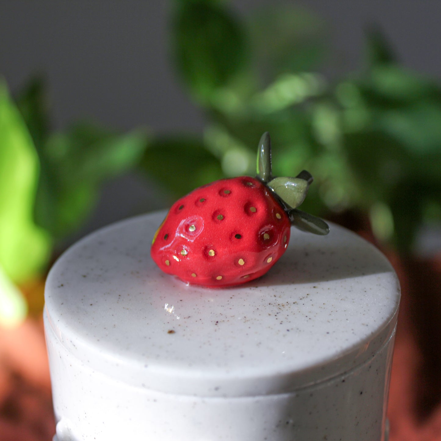 Strawberry Salt & Pepper Stacker
