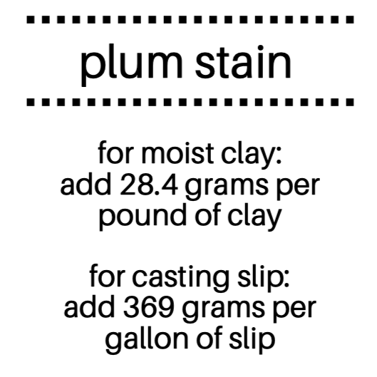 Plum Ceramic Stain